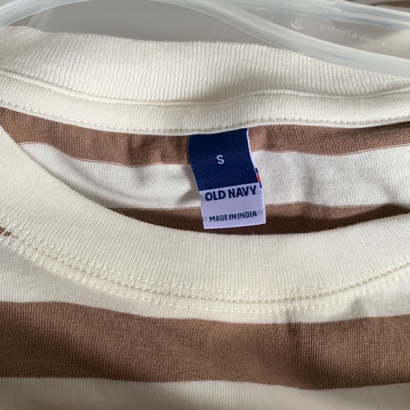NWT stripes brown t shirt multiple sizes - Picture 6 of 7